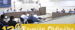 13ª Reunião Ordinária de 2022 - Câmara Municipal de Mairiporã